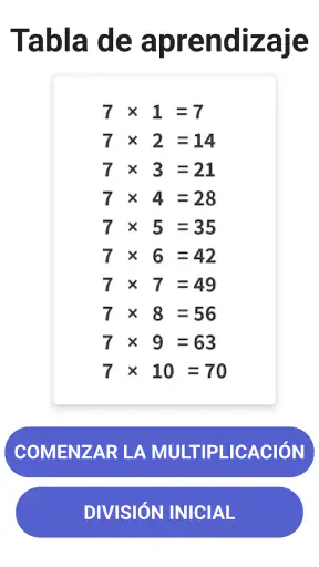 Tablas de Multiplicar & Math screenshot 10