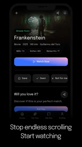 TasteRay: What to Watch? screenshot 2