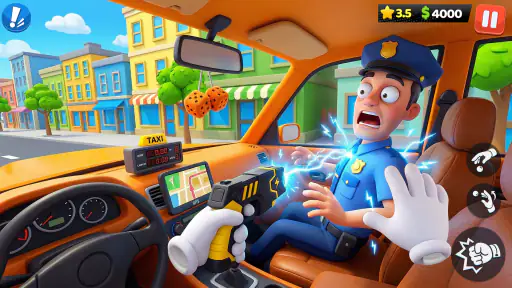 Taxi Loco: Juego de Conducir screenshot 10