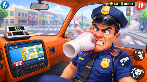 Taxi Loco: Juego de Conducir screenshot 2