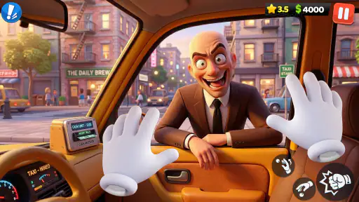 Taxi Loco: Juego de Conducir screenshot 7