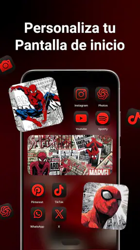 Tema de Teléfono Iconos Widget screenshot 6