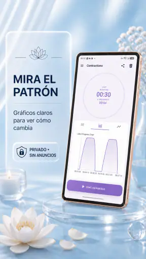 Temporizador de contracción screenshot 2