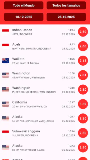 Terremotos - Alertas screenshot 5