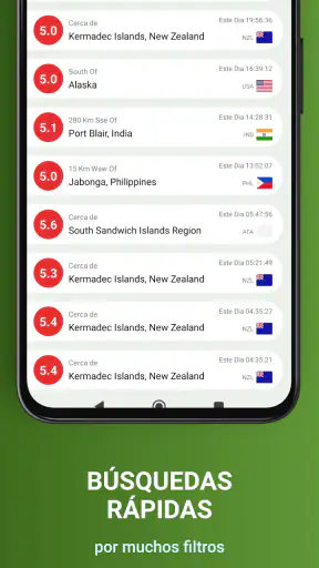 Terremotos Cerca de Mí screenshot 4