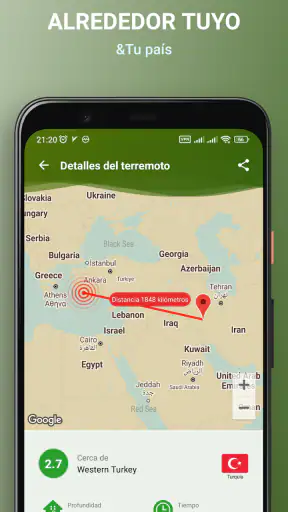 Terremotos Cerca de Mí screenshot 8