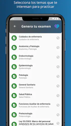 Test auxiliar enfermería -TCAE screenshot 12