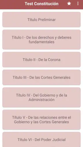Test de Constitución Española screenshot 3