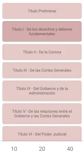 Test de Constitución Española screenshot 4