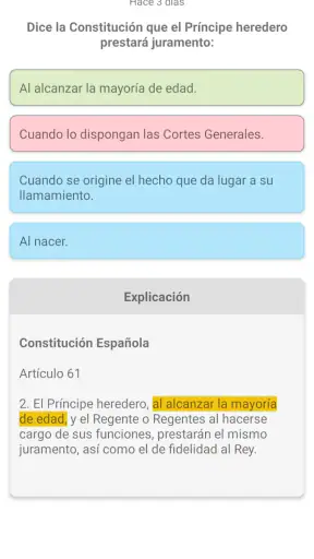 Test de Leyes para oposiciones screenshot 7