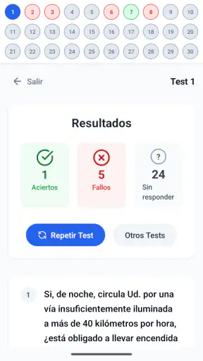 Test DGT 2026 Autoescuela screenshot 9