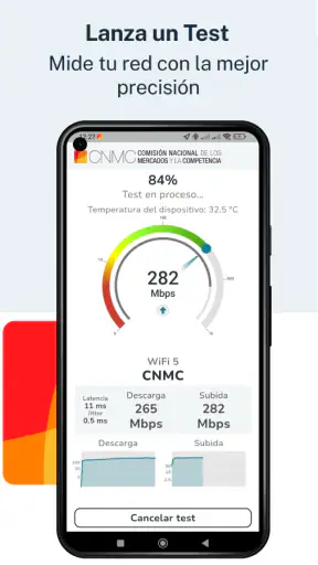 Test Velocidad de la CNMC screenshot 2