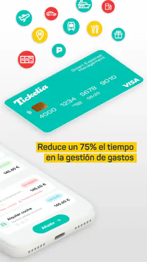 Tickelia - Notas de gastos screenshot 2