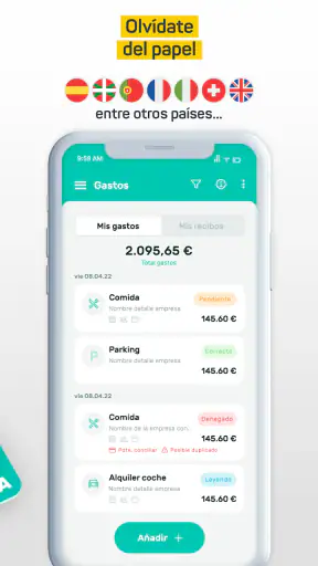 Tickelia - Notas de gastos screenshot 6