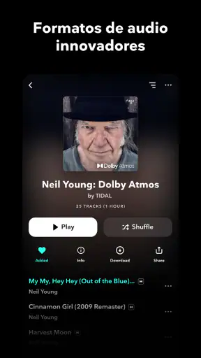TIDAL Music: sonido HiFi screenshot