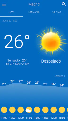 Tiempo España screenshot 1