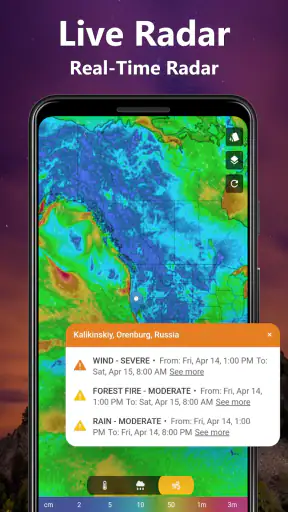 Tiempo - Radar en vivo&widgets screenshot 8