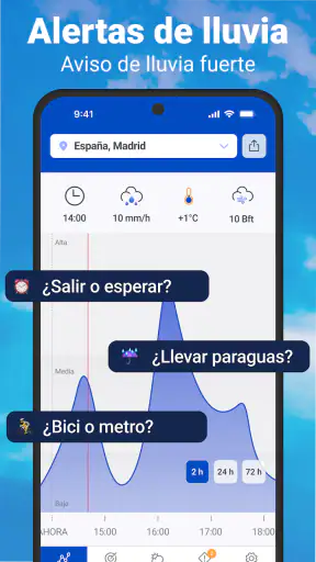 Tiempo, Radar Lluvia y Alertas screenshot 2