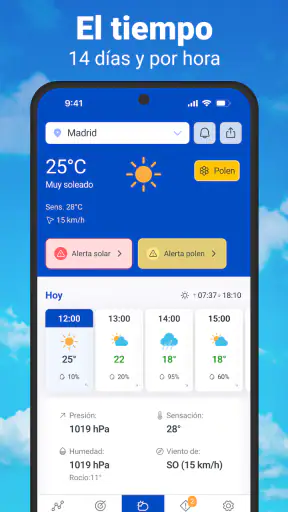 Tiempo, Radar Lluvia y Alertas screenshot 3