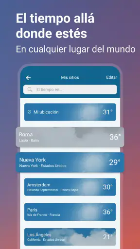 Tiempo & Radar: tu previsión screenshot