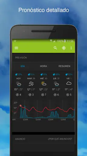 Tiempo- Weather Underground screenshot 2