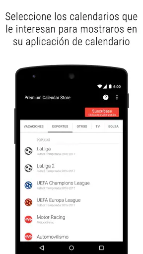 Tienda de Calendarios Premium screenshot 2