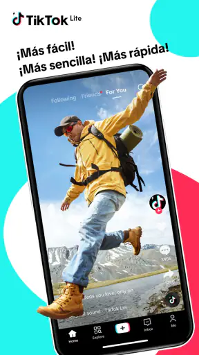 TikTok Lite-TikTok más rápido screenshot 1