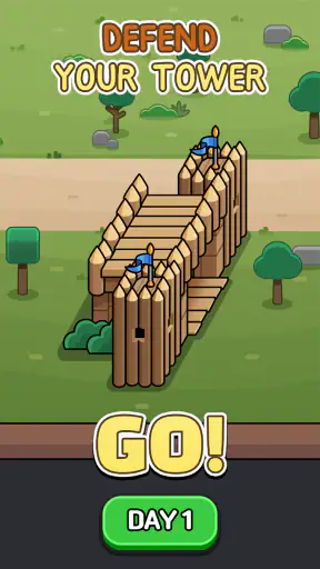 Tiny Warriors Rush: Idle TD screenshot 1