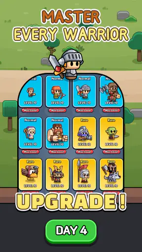 Tiny Warriors Rush: Idle TD screenshot 12