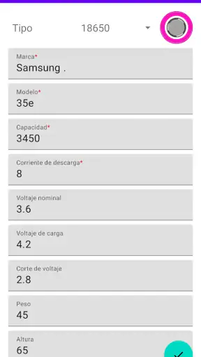 TodoBaterias Calculadora screenshot 5