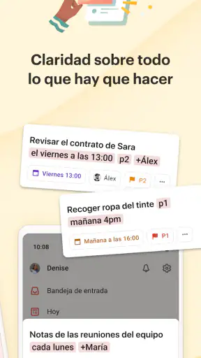Todoist: To do list—Calendario screenshot 2