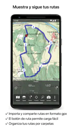Topo GPS screenshot 2