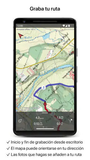 Topo GPS screenshot 3