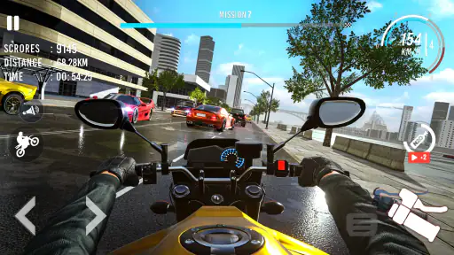 Traffic Bike Rider Rush screenshot 8