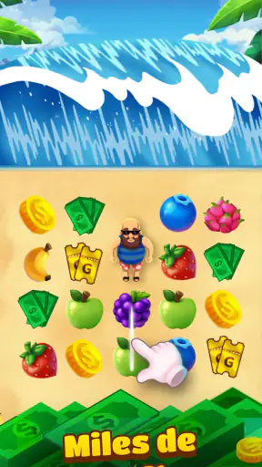 Tropical Crush: Dinero Real screenshot 5