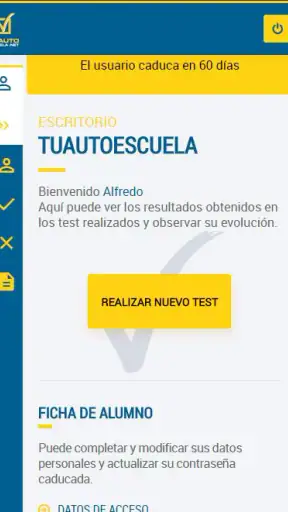 TuAutoescuela.net screenshot 2