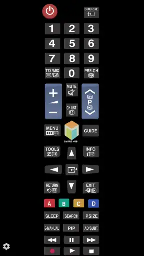 TV (Samsung) Remote Control screenshot 1
