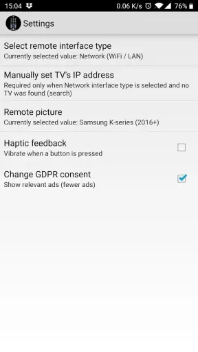 TV (Samsung) Remote Control screenshot 5