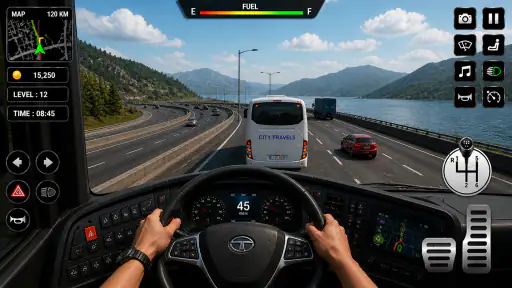 Ultimate Bus Driving 3d Game screenshot 3