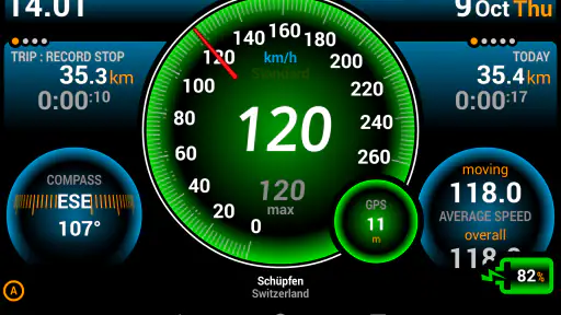 Ulysse Speedometer Pro screenshot 9