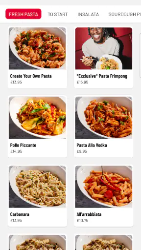 Vapiano Lovers UK screenshot 3