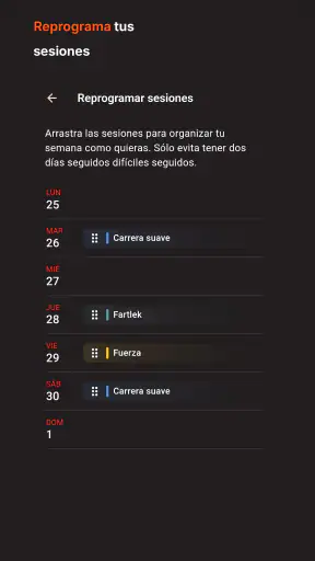 Vercho: entrenamiento running screenshot 3