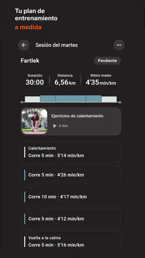 Vercho: entrenamiento running screenshot 5