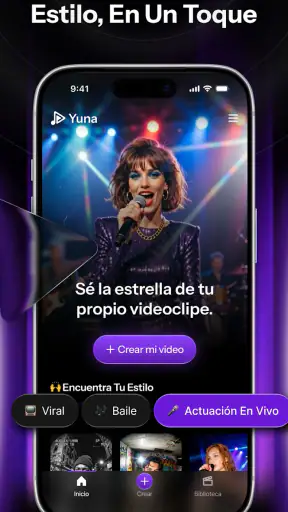 Vídeo musical IA: Yuna screenshot 3