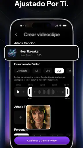 Vídeo musical IA: Yuna screenshot 4