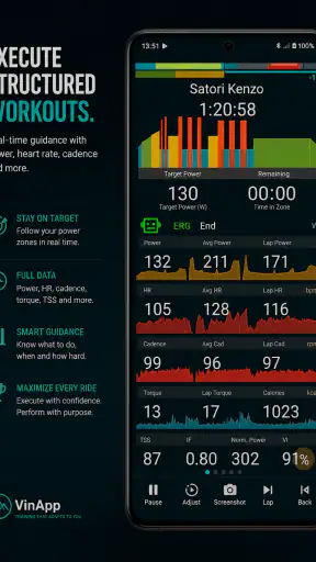 VinApp Cycling Training screenshot 2