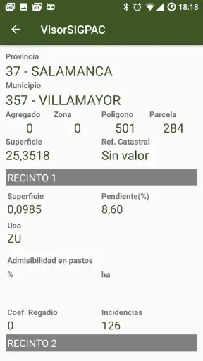 VisorSIGPAC - Libreta de campo screenshot 7