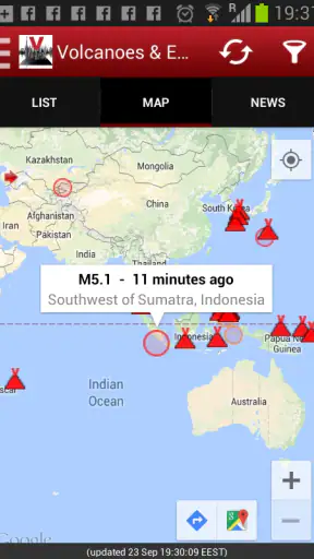 Volcanes y Terremotos screenshot 3