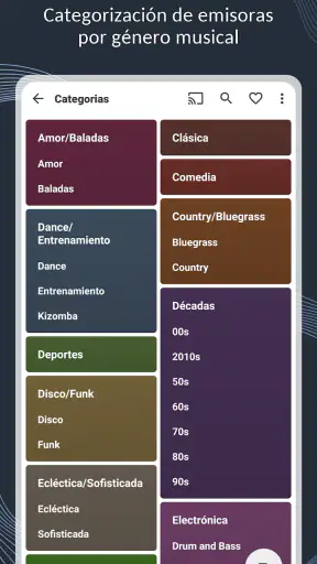 VRadio - Emisoras en línea screenshot 3