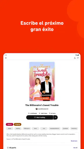 Wattpad - Lee y Escribe screenshot 11